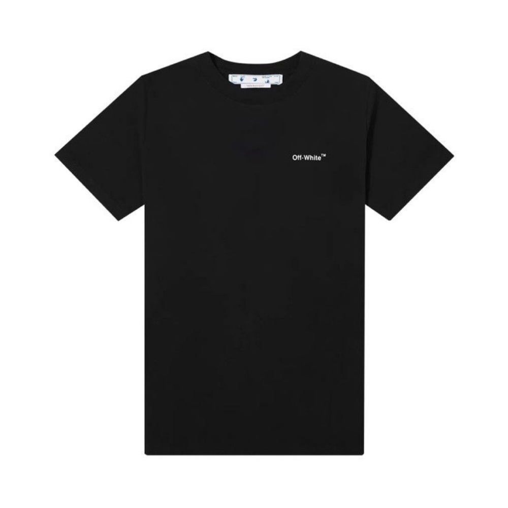 Off-White Wave Diag Slim Tee Short Sleeve